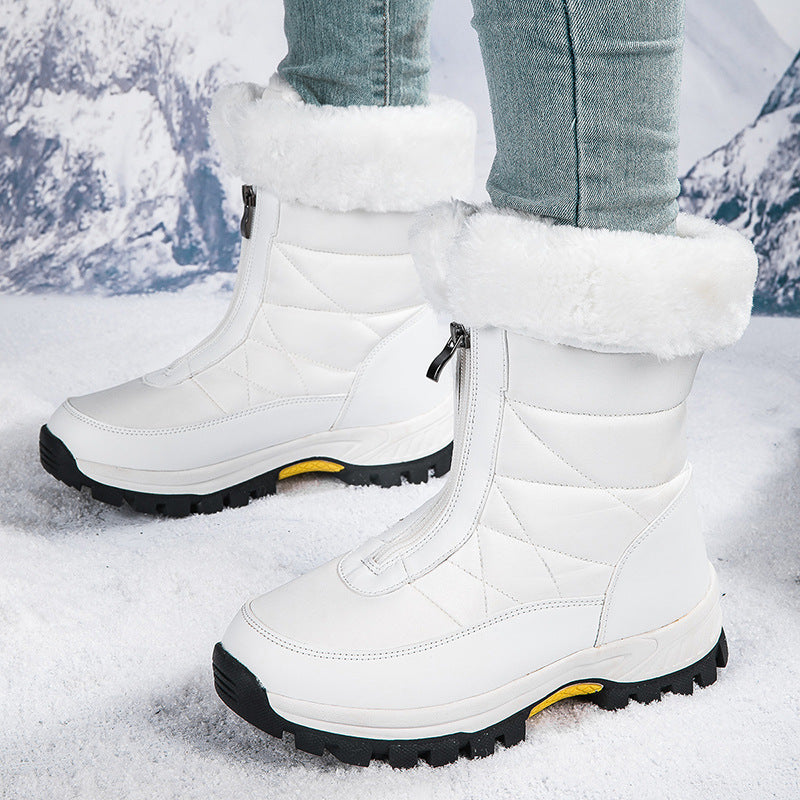 Damen Winterstiefel mit isolierendem Futter und wasserdichter Außensohle Drune