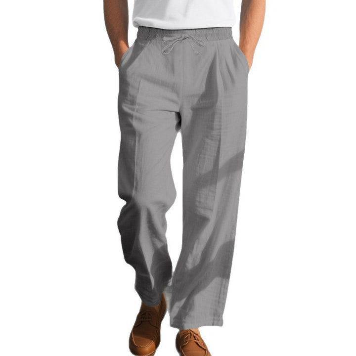 Herren Bequeme Strandhose mit verstellbarem Kordelzug Drune