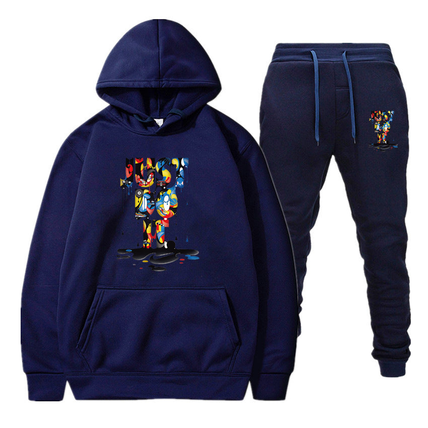 Damen Kapuzenpullover und Jogginghose Set Drune
