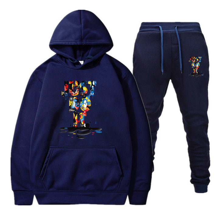 Damen Kapuzenpullover und Jogginghose Set Drune