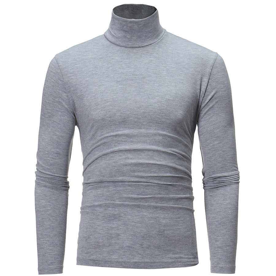 Herren eleganter Rollkragenpullover aus bequemen Stretchmaterial Drune