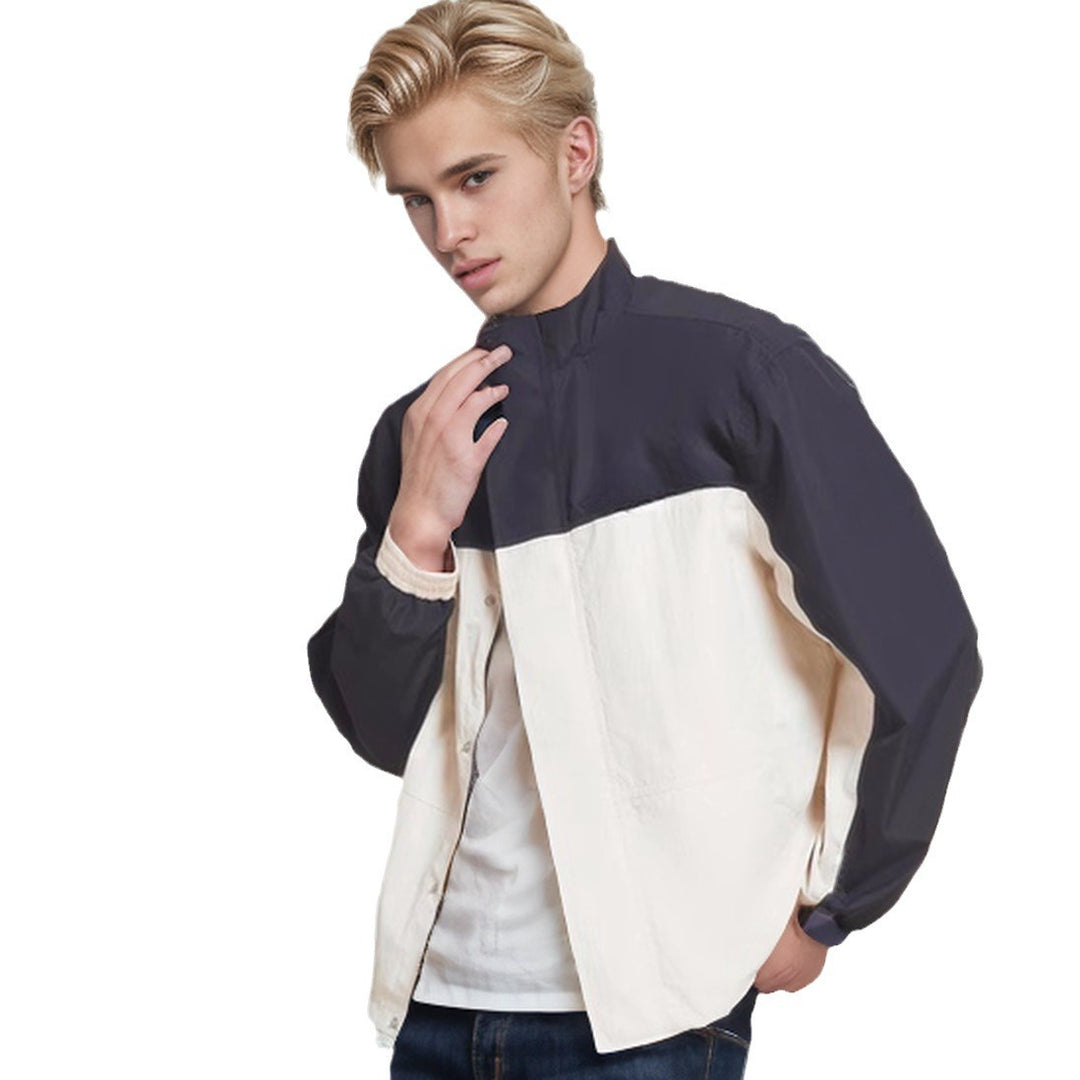 Herren funktionale Übergangsjacke mit hohem Kragen Drune