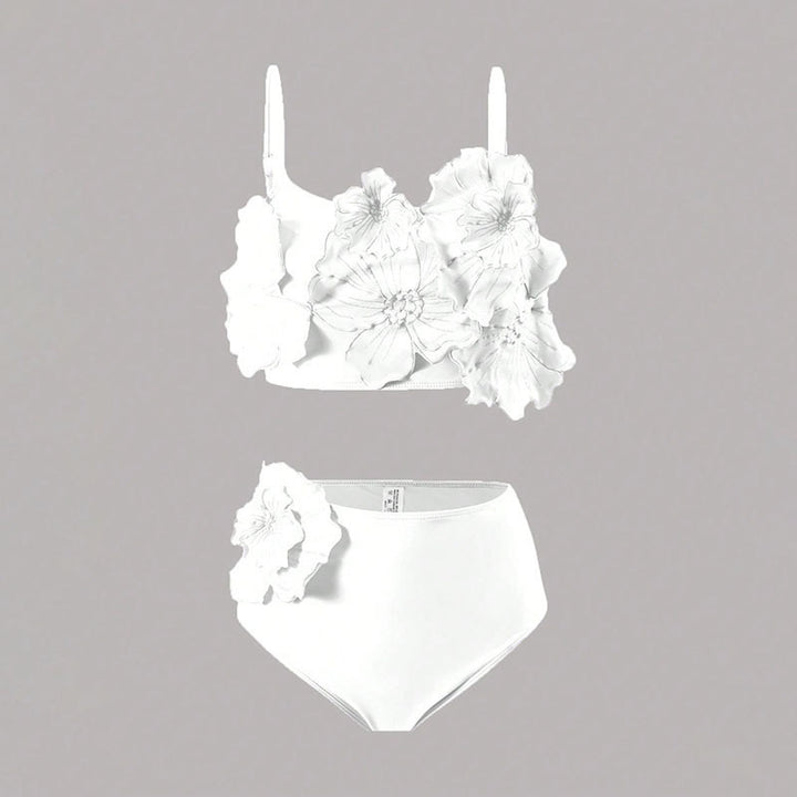 Damen Bikiniset mit floralen Applikationen Drune