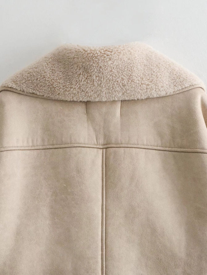 Drune | Klassische Kurze Lederjacke Damen