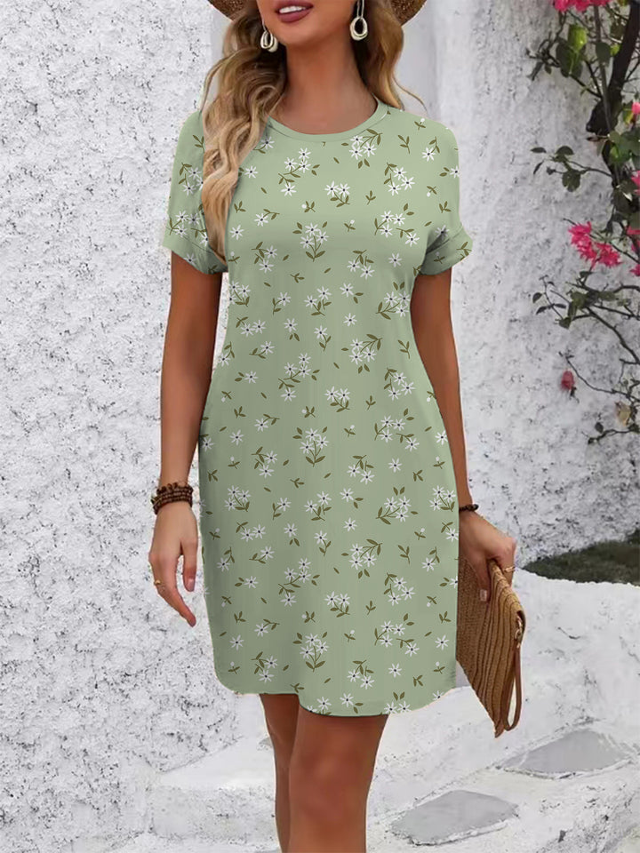 Damen Blumenkleid Drune