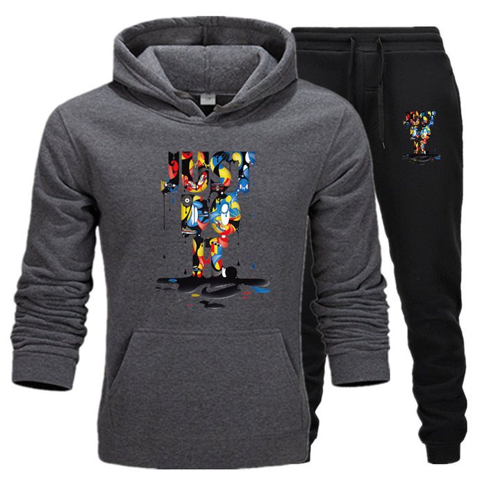 Damen Kapuzenpullover und Jogginghose Set Drune