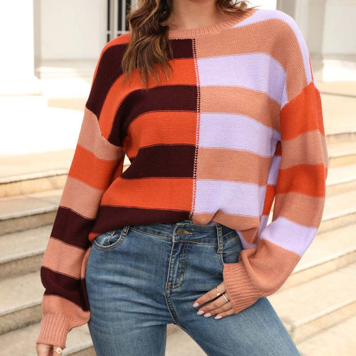 Drune | Gestreifter Strickpullover für Stilvolle Outfits