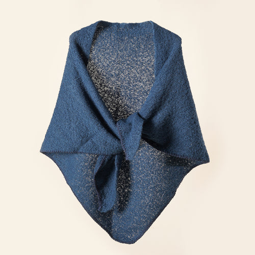Damen Kuscheliger Wickelponcho mit modernen Fransen und elegantem Design Drune