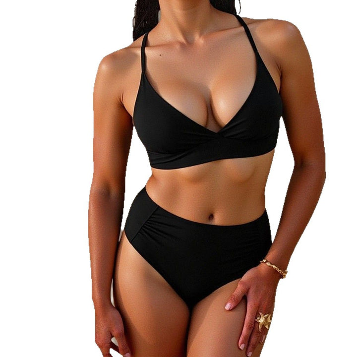 Damen Hoch taillierter Bikini Drune