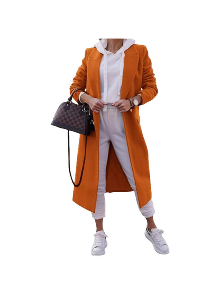 Damen Elegante Übergangsjacke mit schickem Revers und praktischen Taschen Drune