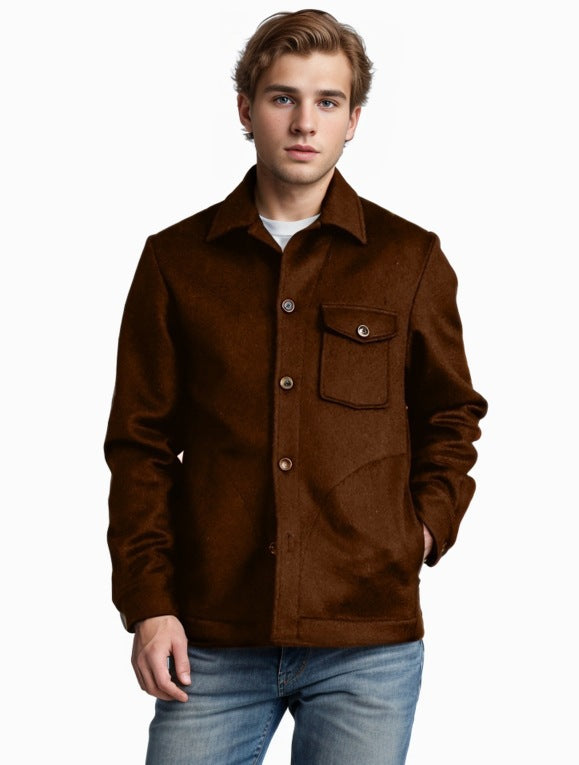 Herren Wolljacke mit praktischen Taschen Drune