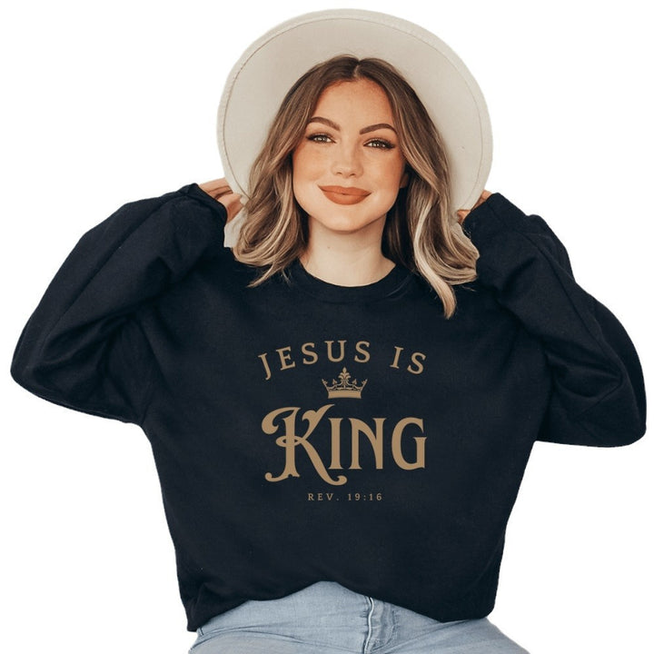 Damen Sweatshirt mit inspirierendem Schriftzug und lockerer Passform Drune