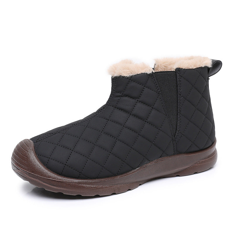 Damen Warmgefütterte Stiefeletten mit elastischem Einstieg und rutschfester Sohle Drune