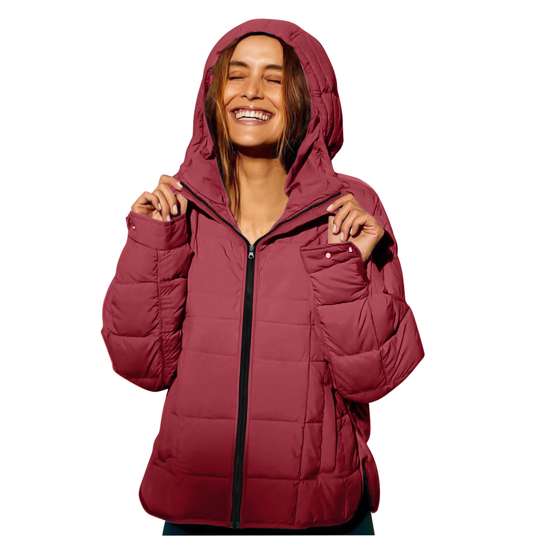 Damen Winterjacke mit abnehmbarer Kapuze und wasserabweisender Beschichtung Drune