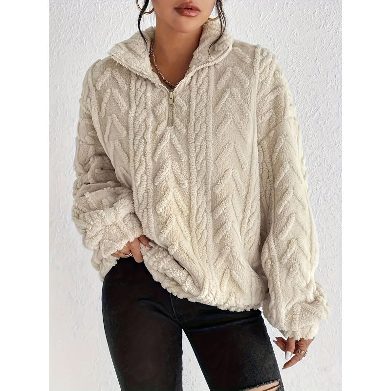 Damen Kuscheliger Kapuzenpullover Drune