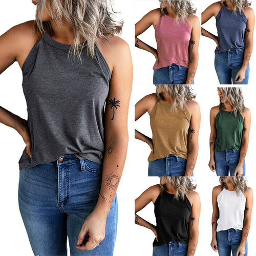 Damen Ärmeloses Sporttop mit lässigem Schnitt und feuchtigkeitsableitender Funktion Drune