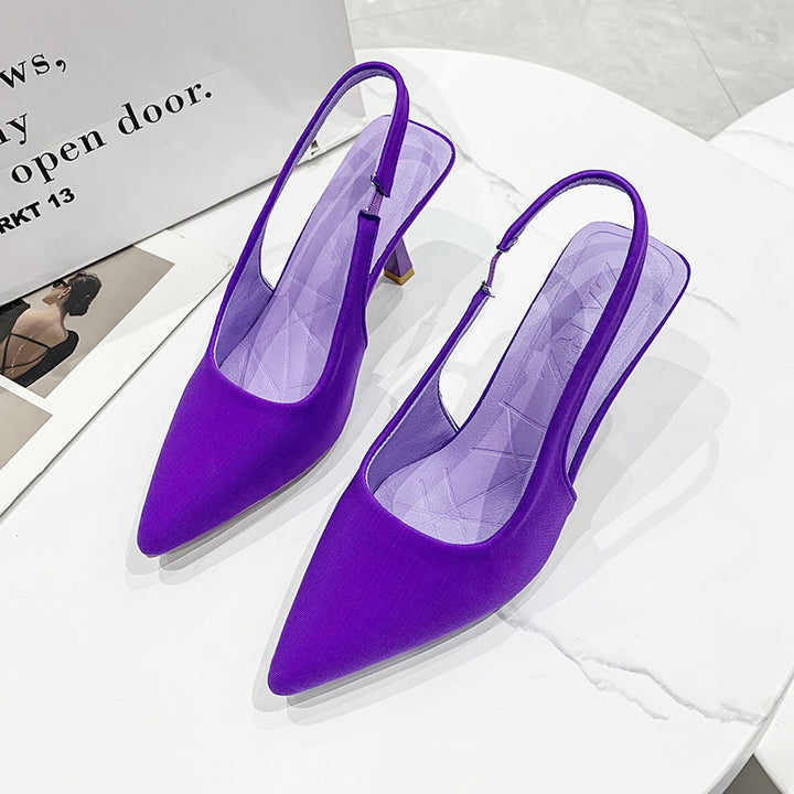Damen Slingback-Pumps mit schmaler Spitze und leichter Absatzhöhe Drune
