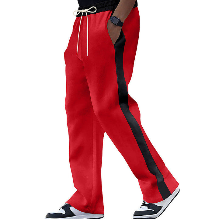 Herren trendige Sporthose mit seitlichem Kontraststreifen Drune