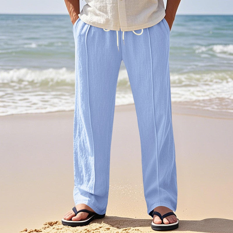 Herren Freizeithose mit elastischem Bund und seitlichen Taschen Drune