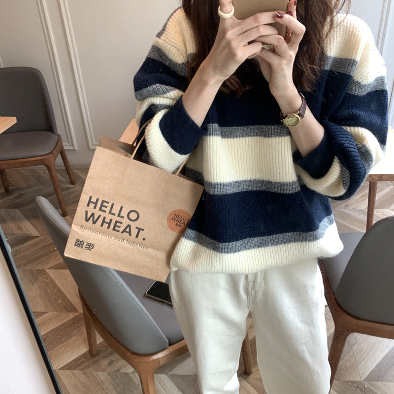 Damen Oversize Strickpulli Drune