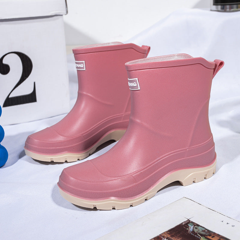 Damen wasserdichte Gummistiefel für alle Wetterbedingungen Drune