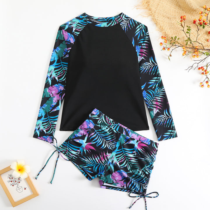 Damen UV-Schutz Rashguard mit Shorts Drune