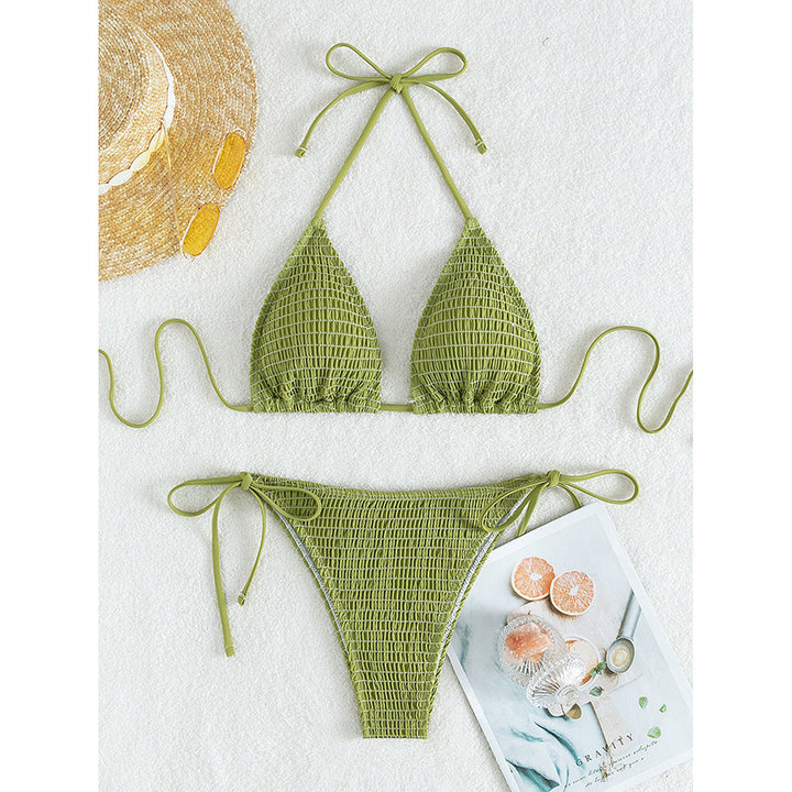 Damen Raffiniertes Wickel-Bikini-Set Drune