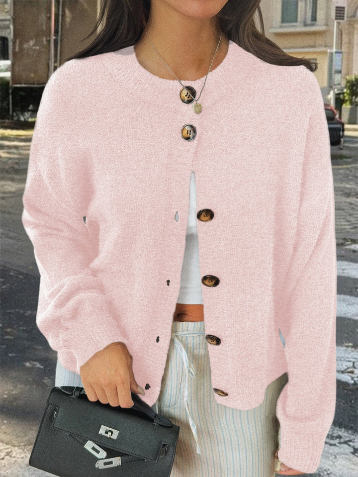 Damen Strickjacke mit Knopfdetails und lässigem Schnitt Drune