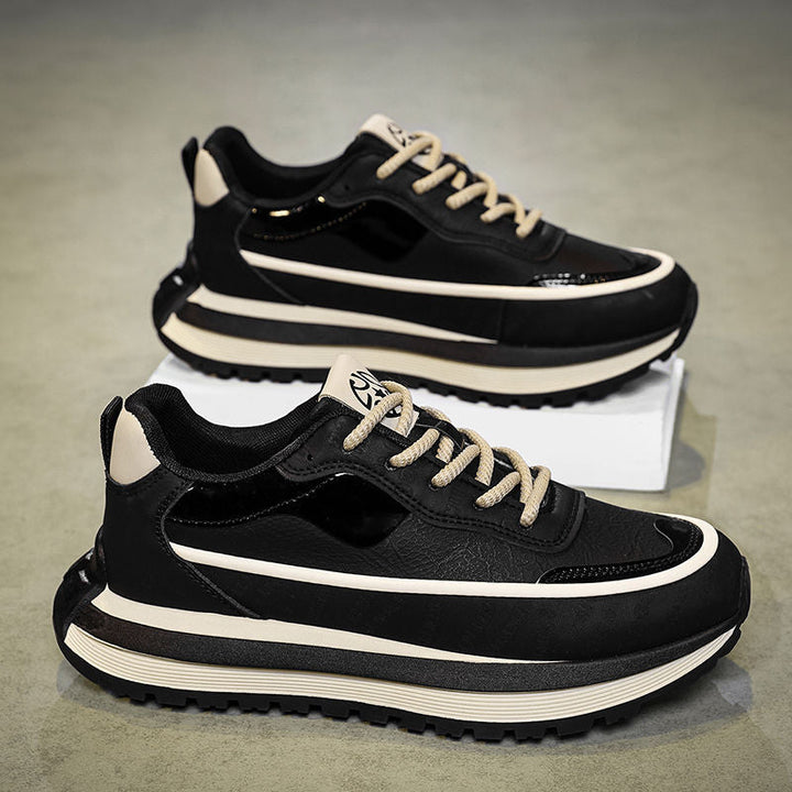 Damen Sportliche Sneaker mit dämpfender Profilsohle und modischen Akzenten Drune