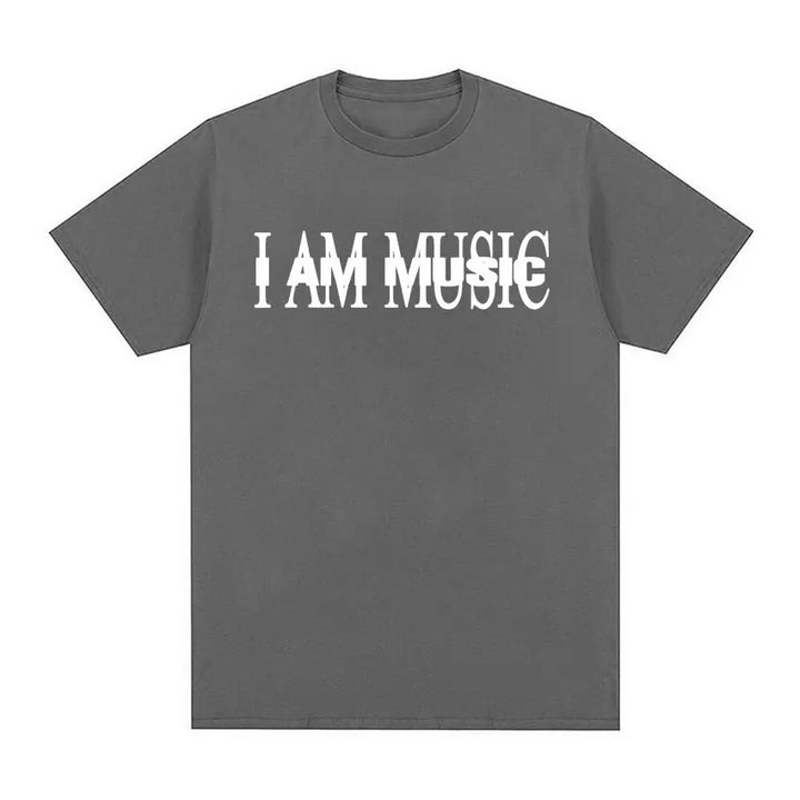 Damen T-Shirt mit modernem Typografie-Druck Drune
