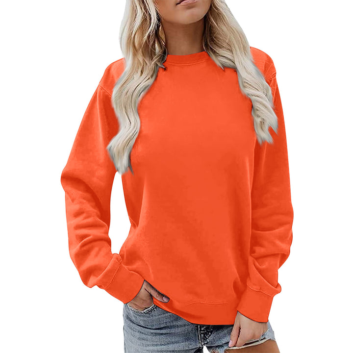 Damen Sweatshirt mit weichem Innenfutter und festlichem Weinmotiv Drune