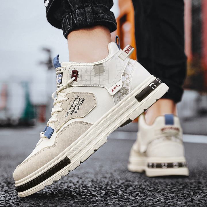 Damen modische und sportliche High-Top Sneakers mit innovativer Sohle Drune