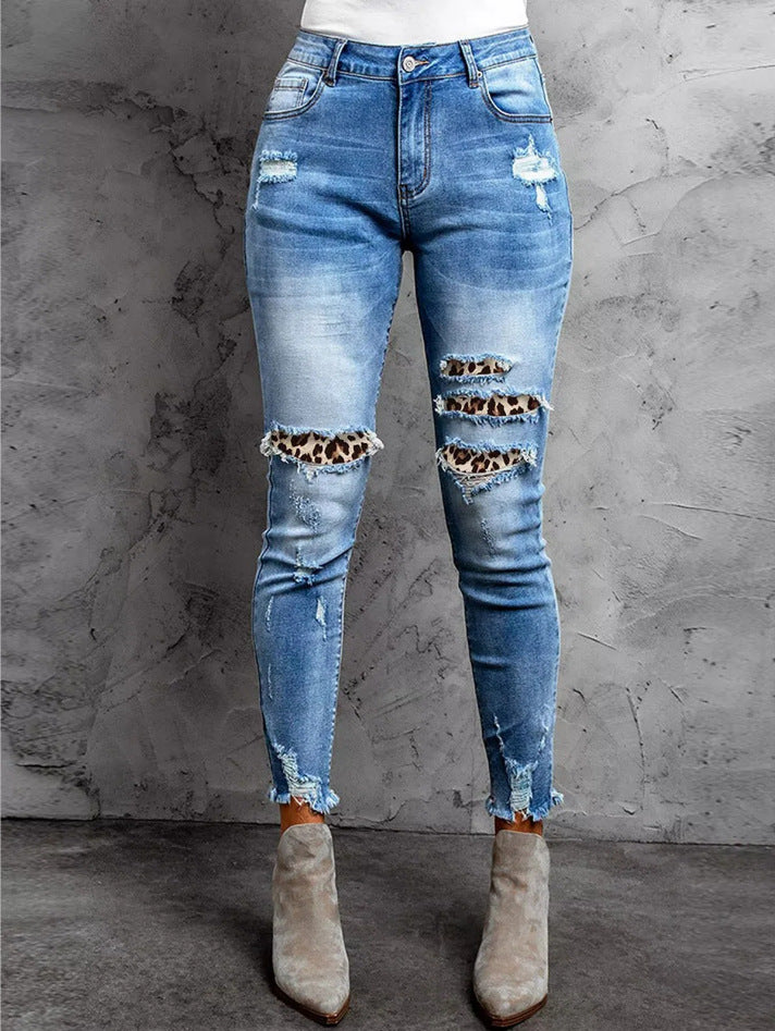 Damen Skinny Jeans mit aufregenden Destroyed-Details Drune