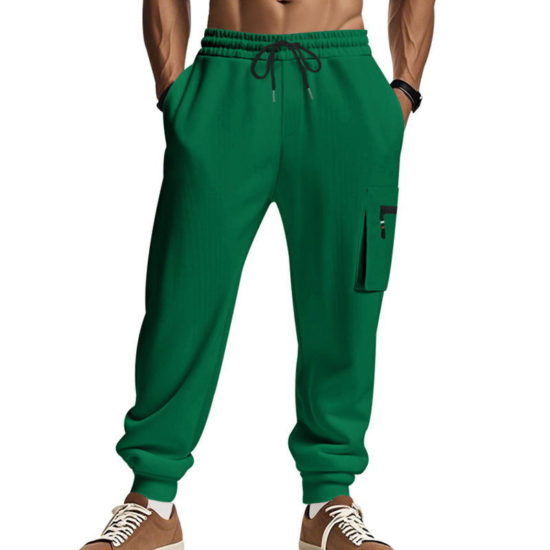 Herren Cargohose mit praktischen Seitentaschen und elastischem Bund Drune