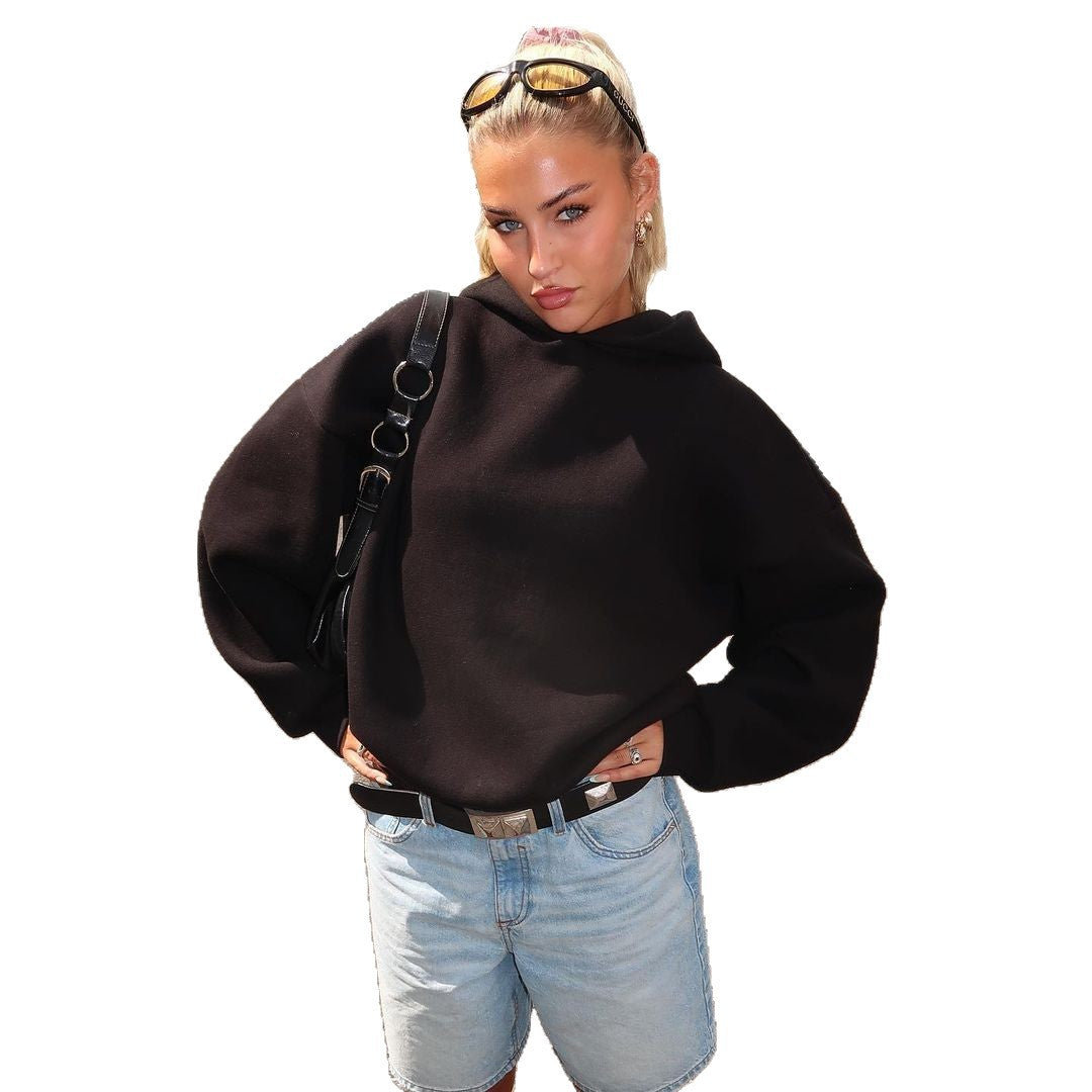 Damen Kapuzenpullover mit oversized Schnitt und weichem Material Drune