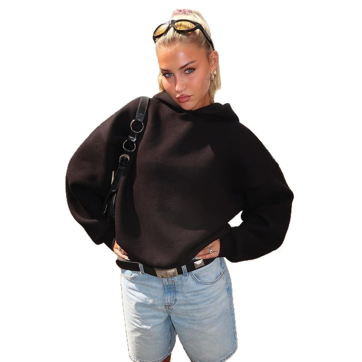 Damen Kapuzenpullover mit oversized Schnitt und weichem Material Drune
