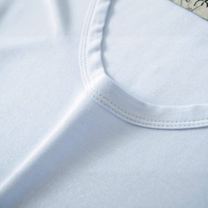 Damen Langarmshirt mit Raffungen Drune