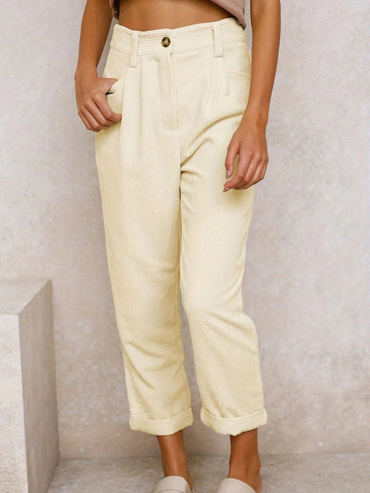 Damen weite Cordhose Drune