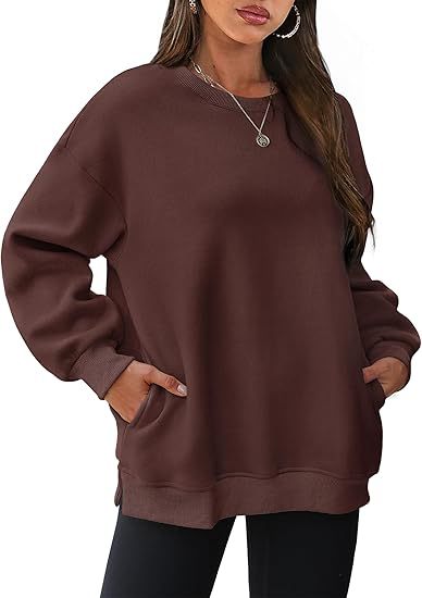 Damen lässiger Oversized Sweatshirt Drune
