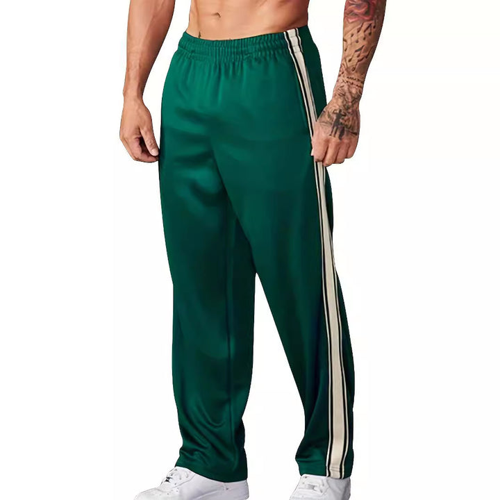 Herren Sportliche Freizeithose mit seitlichem Streifen Drune