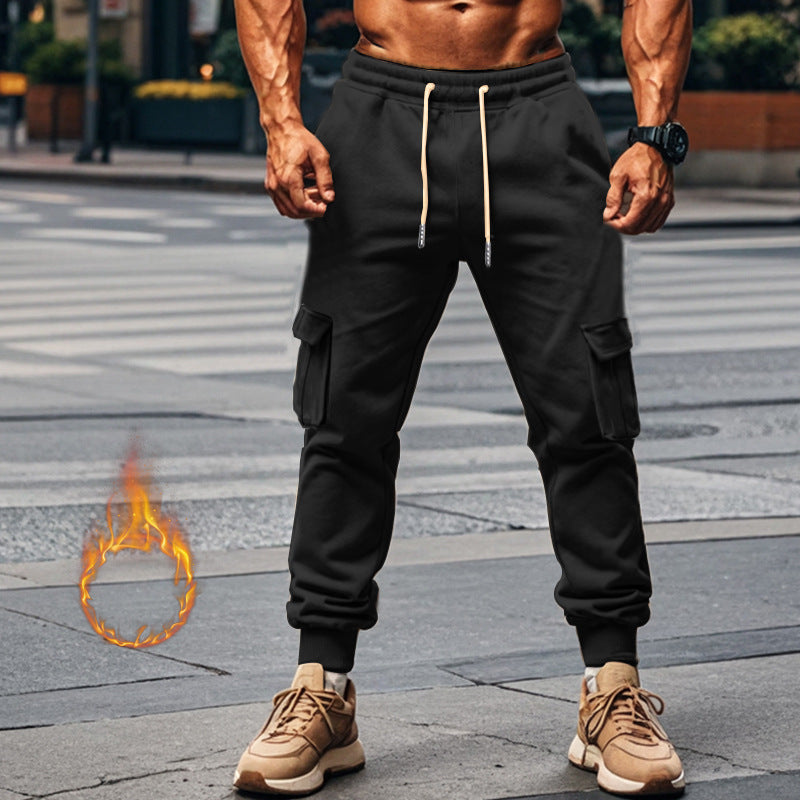 Herren Sportliche Cargo-Jogginghose mit elastischem Bund und praktischen Taschen Drune