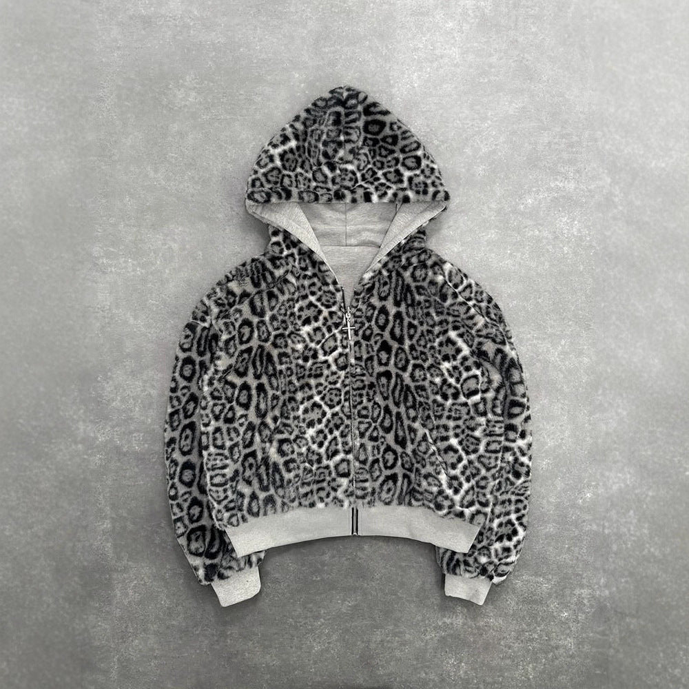 Damen Kapuzenpullover mit weichem Innenfutter und hochwertigem Reißverschluss Drune