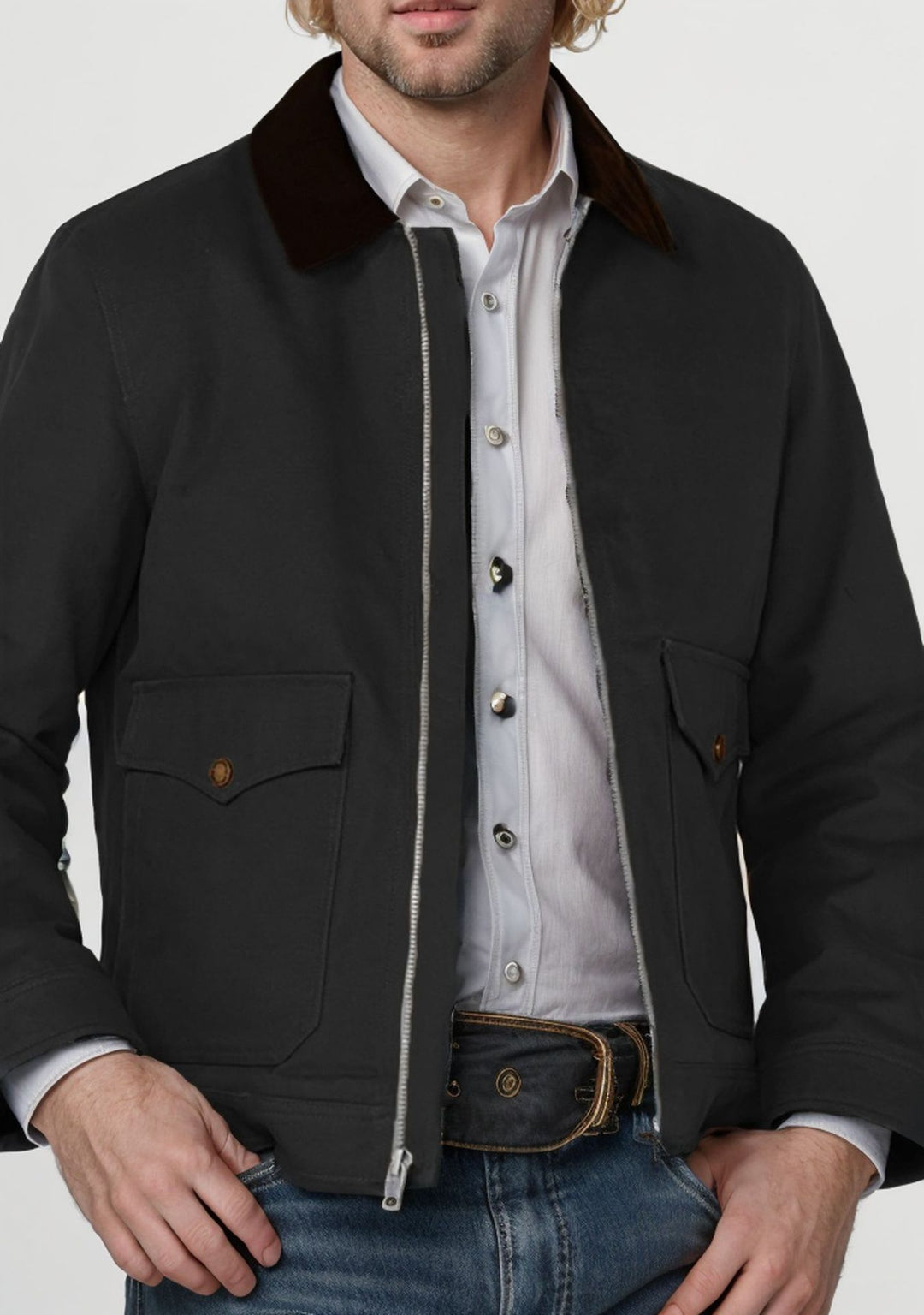 Herren klassische Freizeitjacke Drune