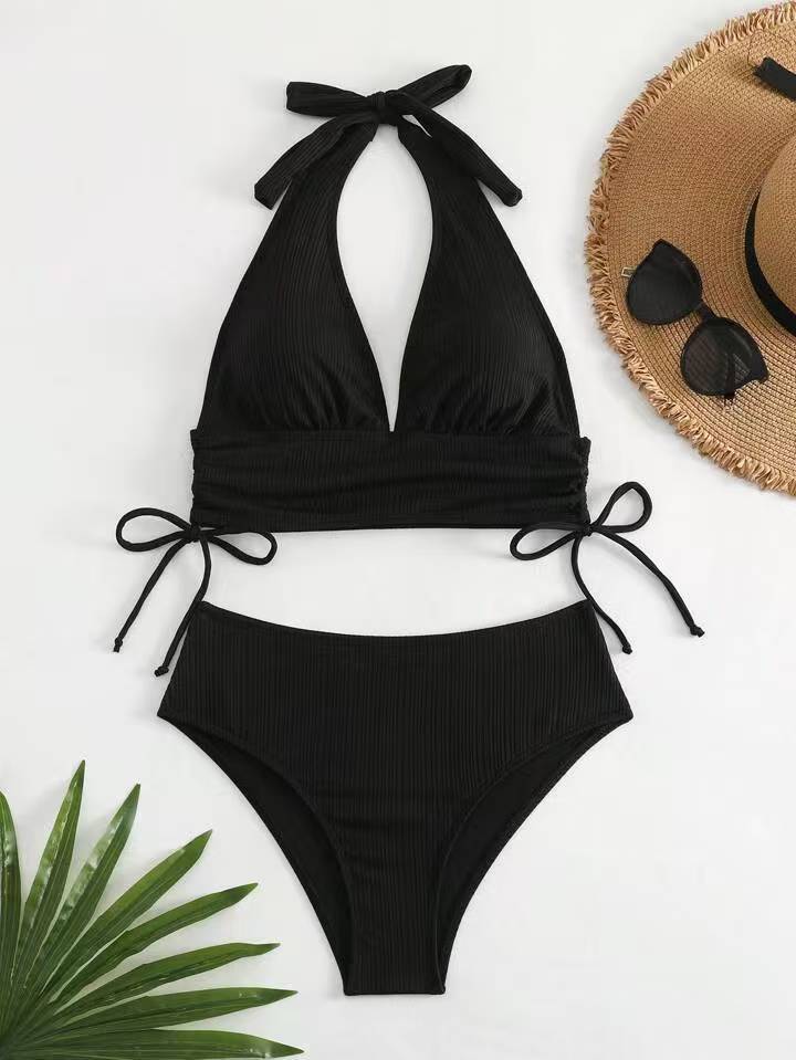 Damen Triangel-Bikini mit modischem Wickel-Design Drune