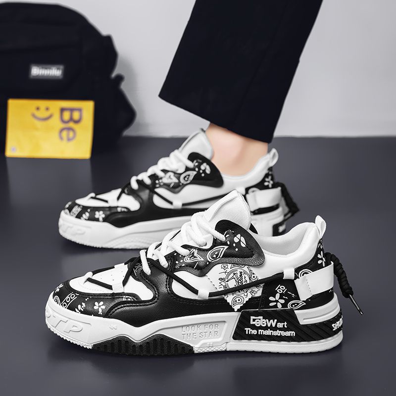 Damen Modische Sneakers im grafischen Design Drune