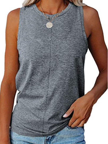 Damen Ärmelloses T-Shirt mit elegantem Schnitt Drune
