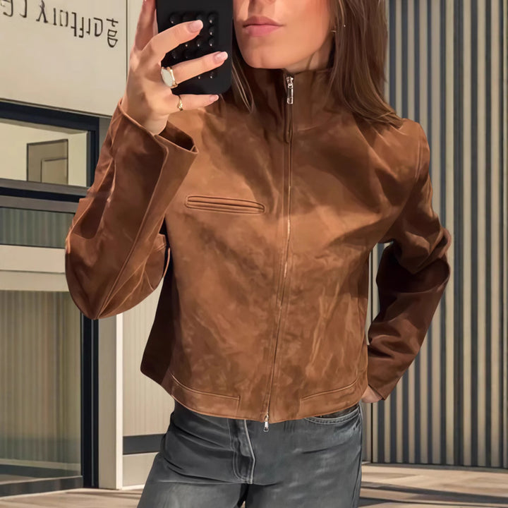 Damen Lässige Kurzjacke im modischen Stil Drune