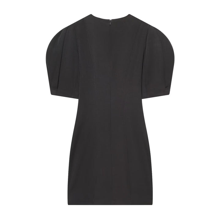 Damen elegantes Kleid mit Schulterpolstern und zeitlosem Design Drune