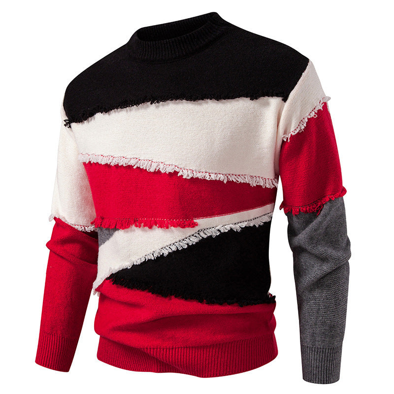 Herren modischer Pullover mit einzigartigem Fransen-Design Drune