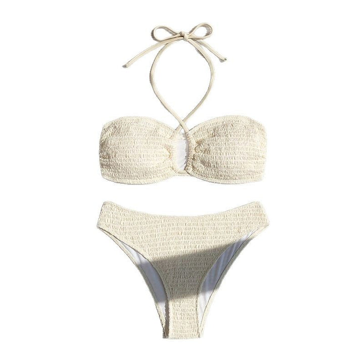 Damen Bandeau-Bikini-Set mit raffinierten Rüschendetails Drune